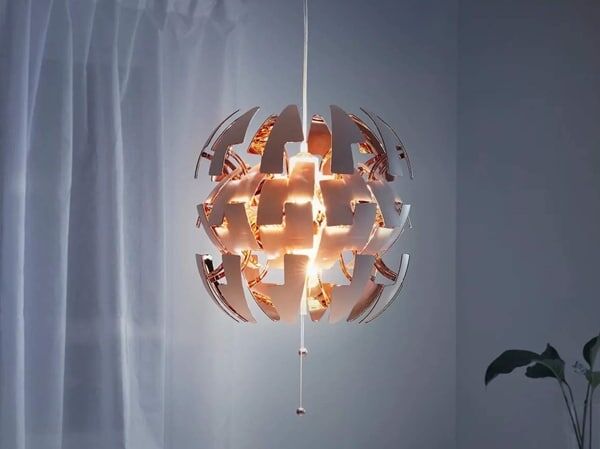 exploding pendant light